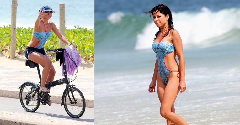As pedaladas e o mergulho de  Ana Lima