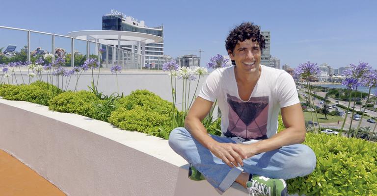 Reynaldo Gianecchini recarrega energias no Uruguai