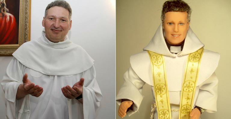 Padre Marcelo é homenageado com boneco