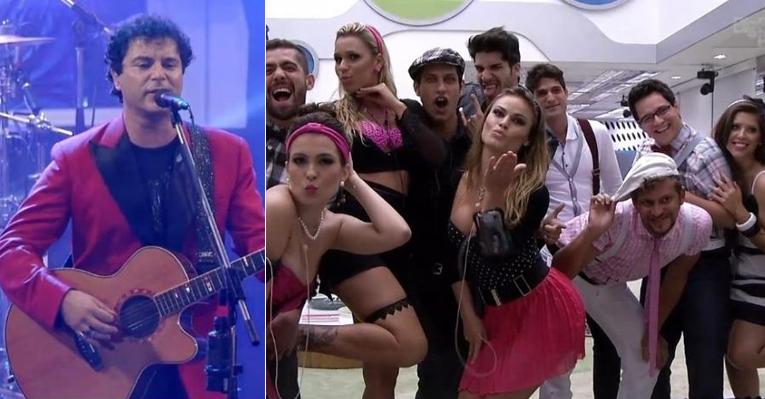 Com tema retrô, brothers curtem festa e ganham show do Barão Vermelho de quebra