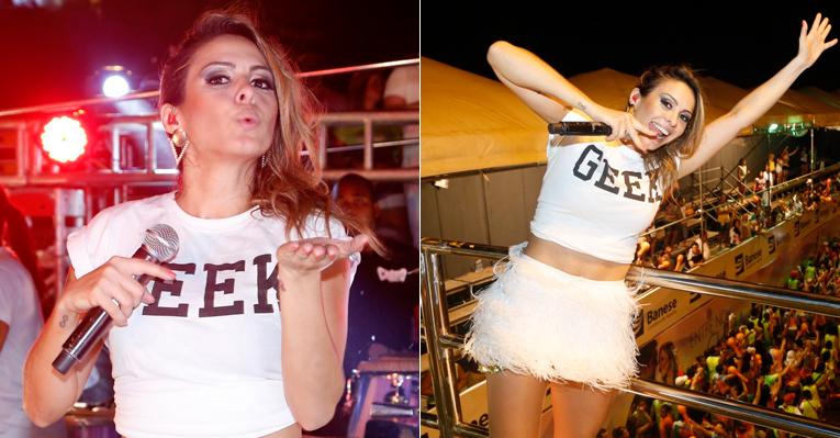 Com Alinne Rosa no comando, banda Cheiro de Amor arrasta multidão no Pré-Caju