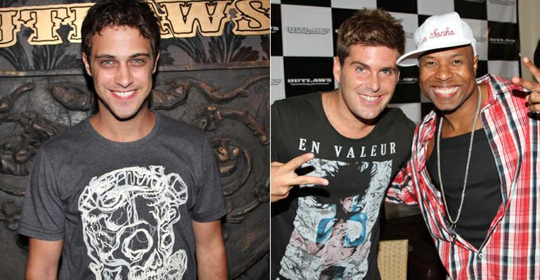 Ronny Kriwat e Thiago Gagliasso curtem show de Buchecha