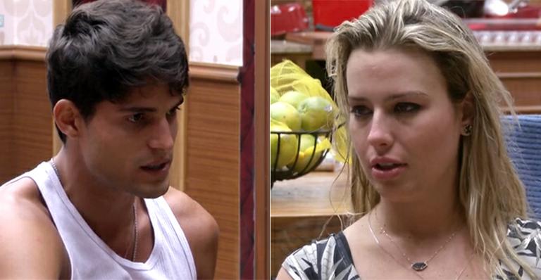 André e Fernanda brigam e romance pode ter chegado ao fim