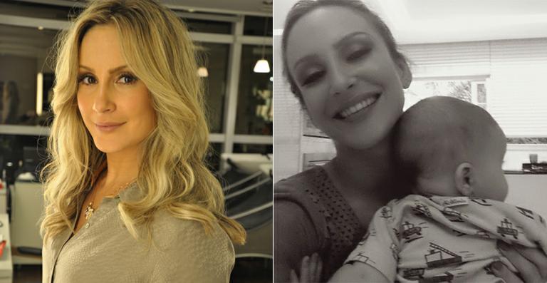 Claudia Leitte mostra foto com o filho caçula, Rafael, após noite de show
