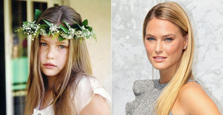 Antes e depois: Fotos da top Bar Refaeli na infância mostram que ela sempre foi bela