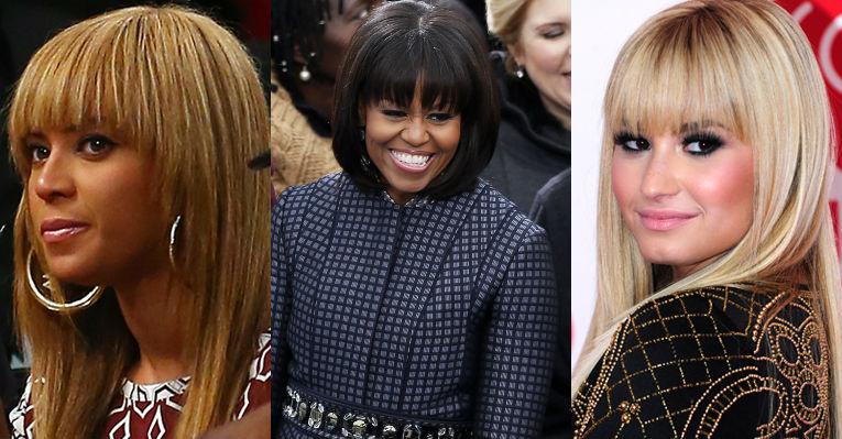 O cabelo com franja está em alta e conquistou Michelle Obama. Saiba como aderir a essa moda