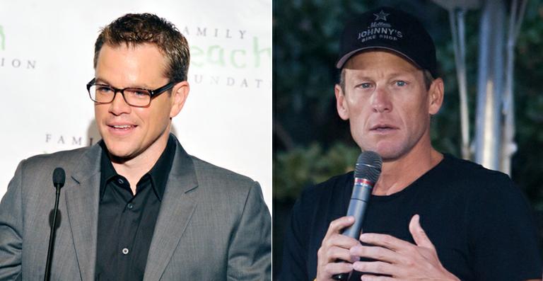 Matt Damon poderá estrelar filme sobre ciclista Lance Armstrong