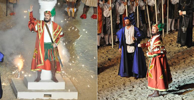 Carlos Casagrande brilha em musical ao ar livre em São Vicente