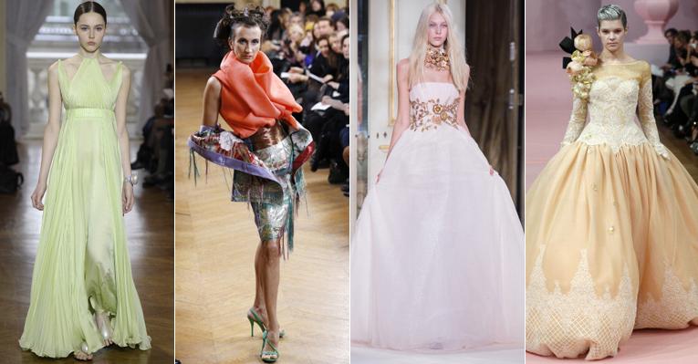 Além da Dior, romantismo, rendas e tules predominam em desfile parisiense