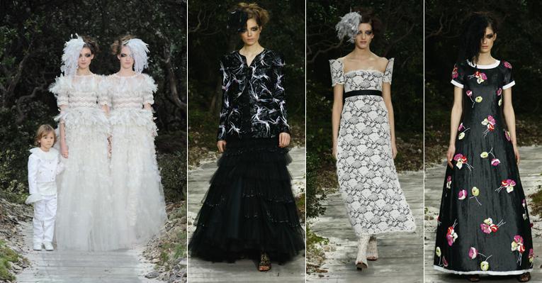 Karl Lagerfeld defende casamento gay em desfile da Chanel em Paris