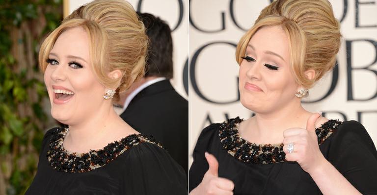 Adele faz piada no BRIT Awards 2013