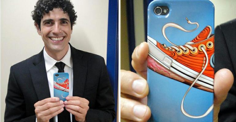 Reynaldo Gianecchini: estilo em acessório para celular