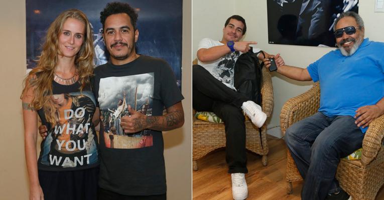 Cantores marcam presença no show do filho de Arlindo Cruz