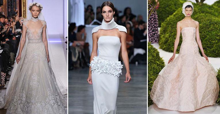 10 vestidos de noiva da Semana de Alta-Costura de Paris. Veja qual é o ideal para você