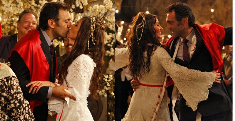 Zyah e Ayla se casam na novela ‘Salve Jorge’