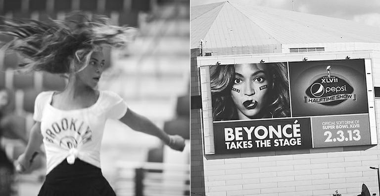 Beyoncé posta fotos de seu ensaio para o Super Bowl