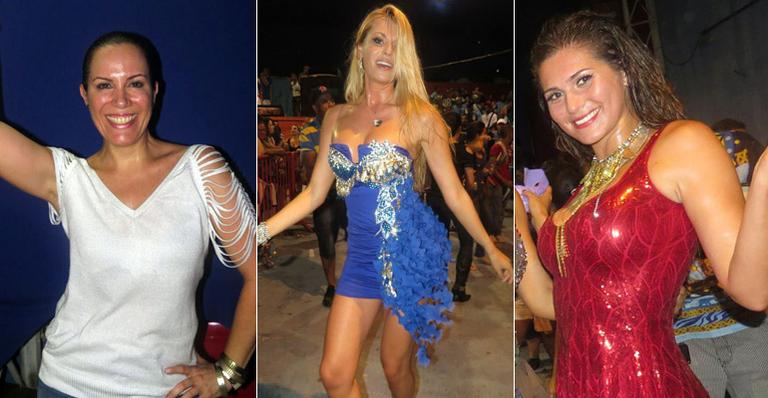 Regina Volpato e Lívia Andrade ensaiam na Acadêmicos do Tucuruvi