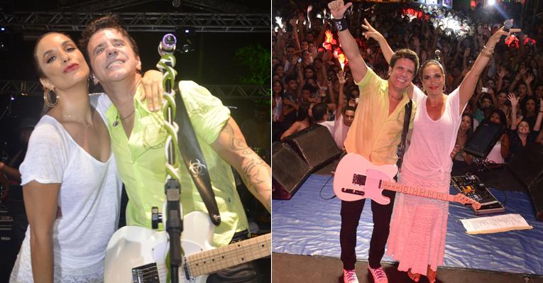 Em ritmo de carnaval, Ivete Sangalo e Tuca Fernandes agitam Salvador
