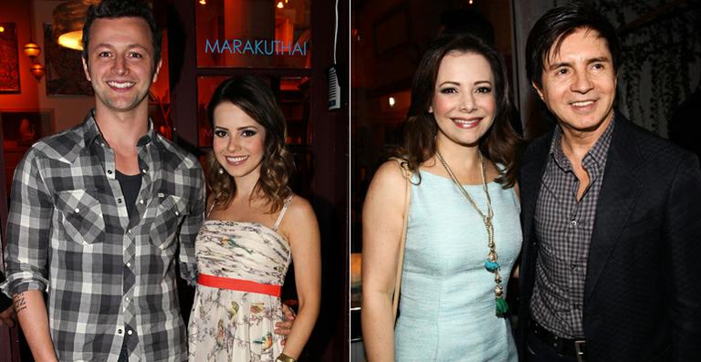 Sandy festeja seu aniversário de 30 anos em restaurante de São Paulo
