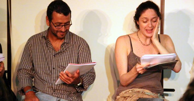 Marcos Palmeira e Bianca Byington fazem leitura teatral no Rio de Janeiro