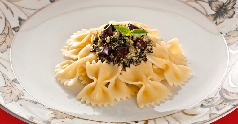 Farfalle ao pesto