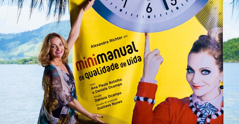 Alexandra Richter em cena e em família