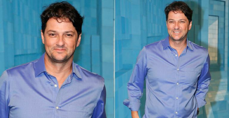 Marcelo Serrado passará o carnaval em casa com a mulher grávida