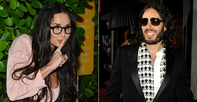Demi Moore estaria saindo com Russell Brand, ex-marido de Katy Perry