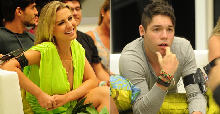 Fernanda Keulla diz para Andressa Ganacin que Nasser Rodrigues é feio