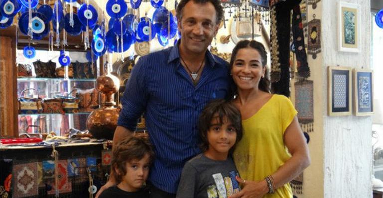 Família de Domingos Montagner acompanha gravações de ‘Salve Jorge’