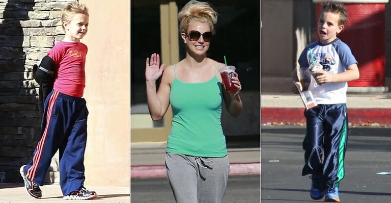 Britney Spears volta ao estúdio e grava música para os filhos, Sean e Jayden