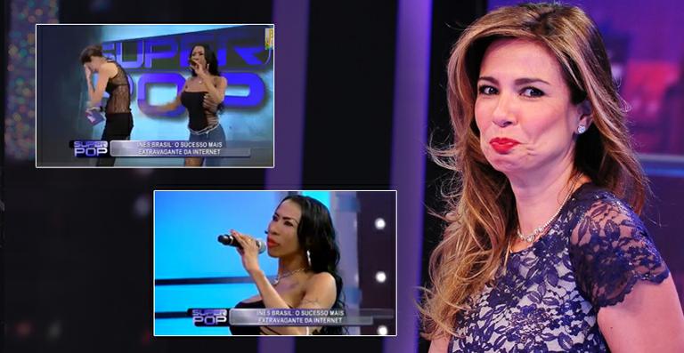 Luciana Gimenez entrevista Inês Brasil, que faz elogio a Mick Jagger no ‘SuperPop’