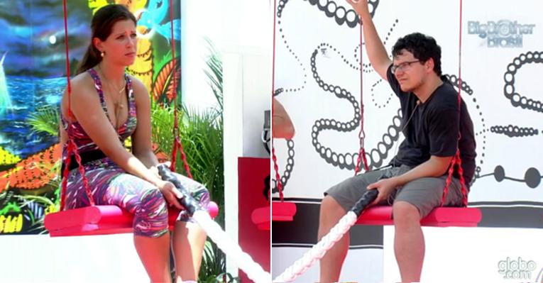 Andressa e Ivan deixam a prova depois de mais de 13 horas