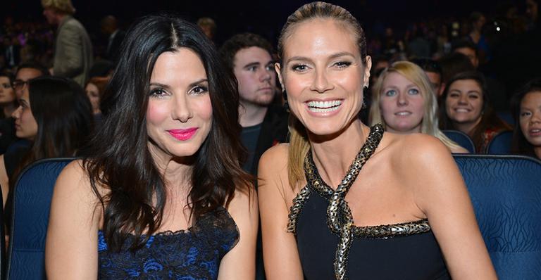 Heidi Klum ajuda Sandra Bullock a arranjar um novo namorado