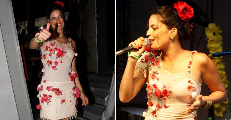Emanuelle Araújo comanda baile de carnaval no Rio