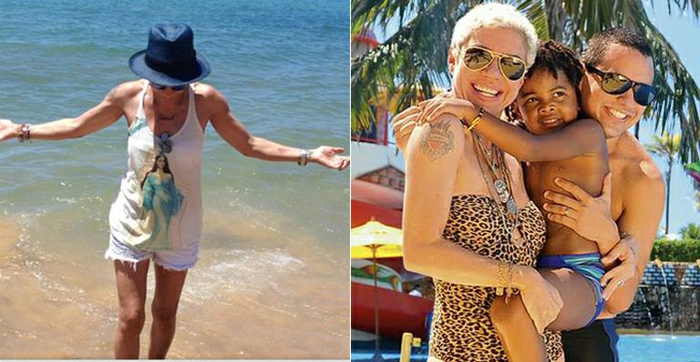 Astrid Fontenelle,  Carlinhos Brown e famosos celebram Dia de Iemanjá