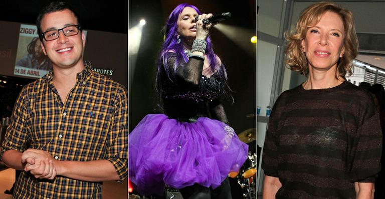 Famosos conferem show de Baby do Brasil em São Paulo