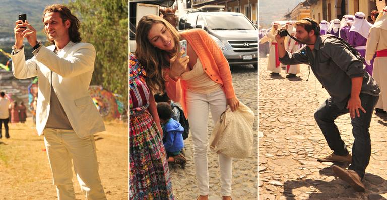 Elenco registra viagem para a Guatemala durante gravações de ‘Flor do Caribe’