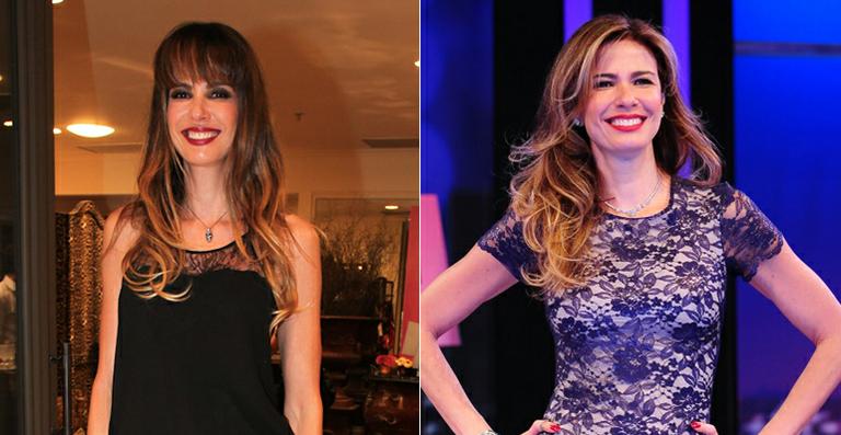 Luciana Gimenez muda o visual e adere à franja em seu look