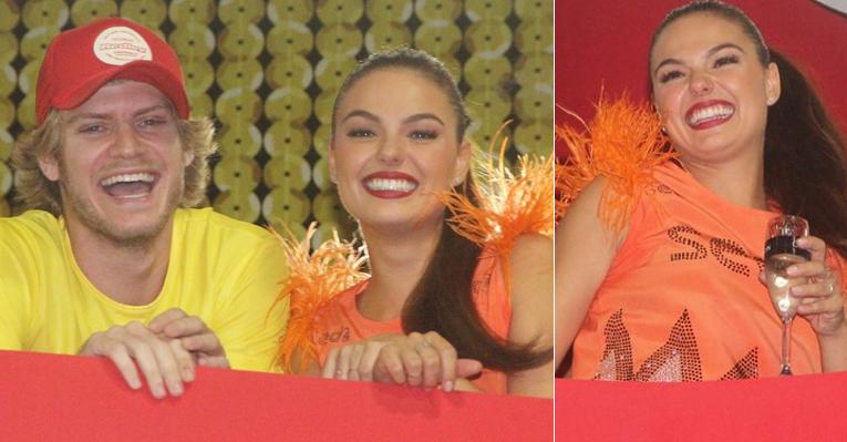 Ísis Valverde curte o carnaval com o namorado em Salvador