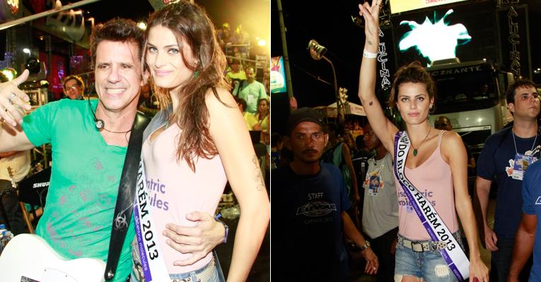 Isabeli Fontana curte o show de Tuca Fernandes em Salvador