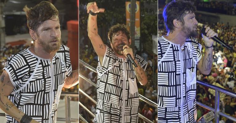 Saulo Fernandes se emociona ao iniciar último Carnaval como líder da Banda Eva