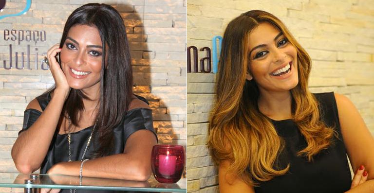 Grávida do 2º filho, Juliana Paes muda o visual e fica loira