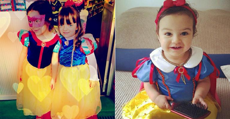 Filhas de famosas viram a Branca de Neve no carnaval
