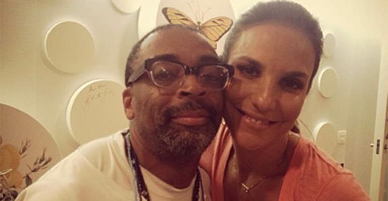 Ivete Sangalo recebe Spike Lee para o carnaval