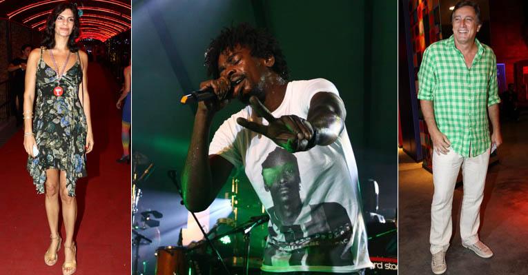 Seu Jorge embala baile de carnaval no Rio de Janeiro