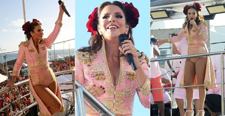 Ivete Sangalo vira de toureira em sua 1ª apresentação no carnaval 2013