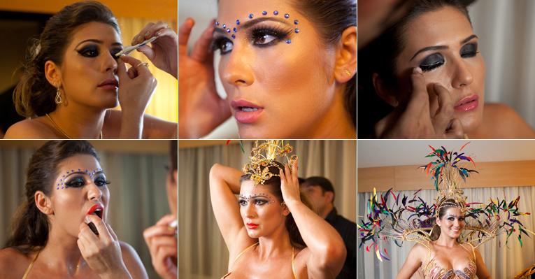Lívia Andrade mostra como se preparou para o desfile e declara amor à Tucuruvi