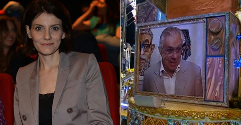 Malga di Paula se emociona com homenagem a Chico Anysio no carnaval