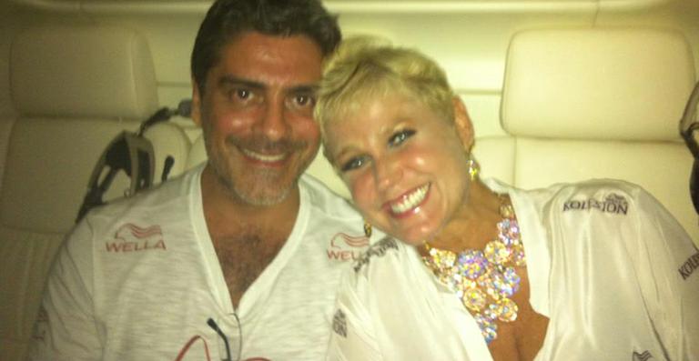Xuxa e Junno Andrade juntos no Camarote CARAS